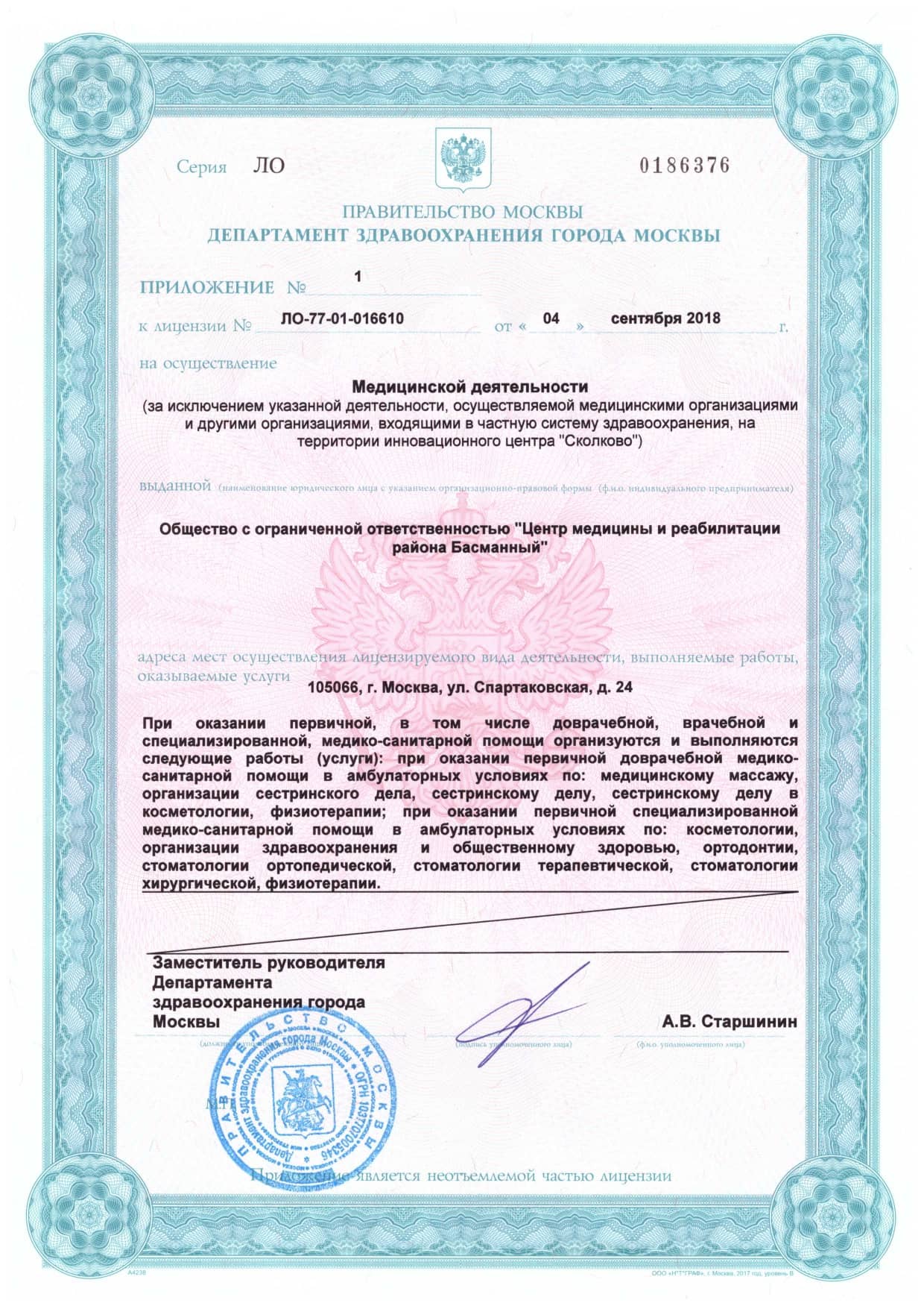 уплата государственной пошлины на право охоты